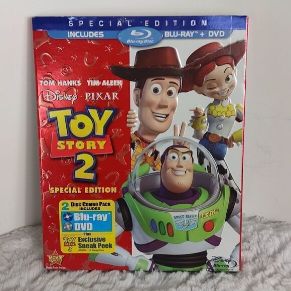 Disney Pixar "Toy Story 2" Blu-Ray & DVD - Picture 1 of 4